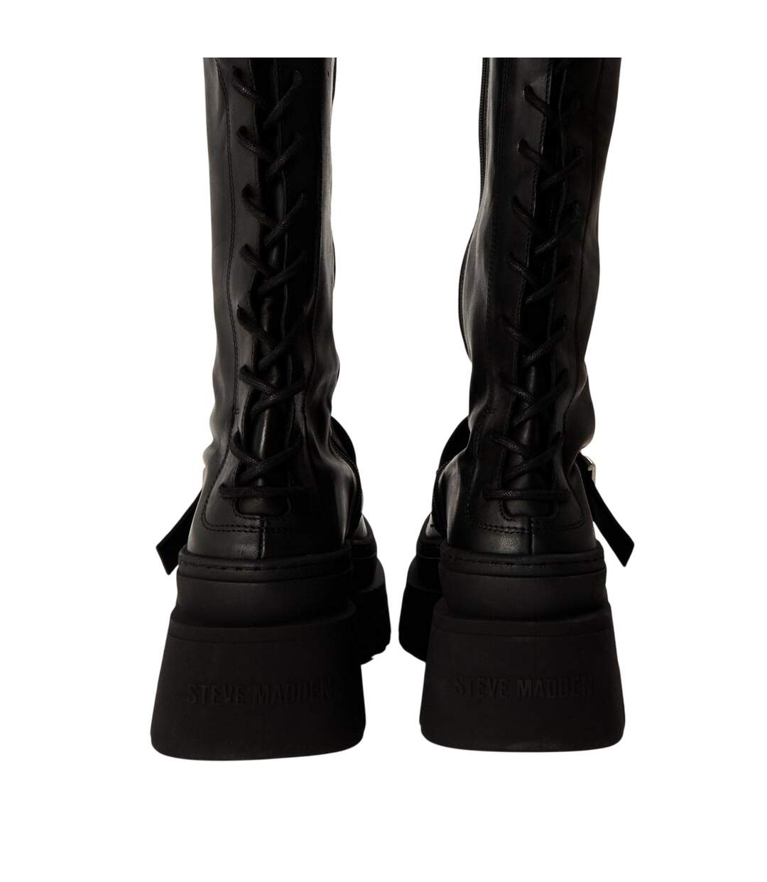 Bottes Hauteur Genoux Chez Femme Noir Steve Madden-3