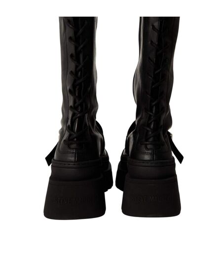 Bottes Hauteur Genoux Chez Femme Noir Steve Madden