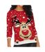 Pull de Noël Rouge Femme JDY Lucia - L