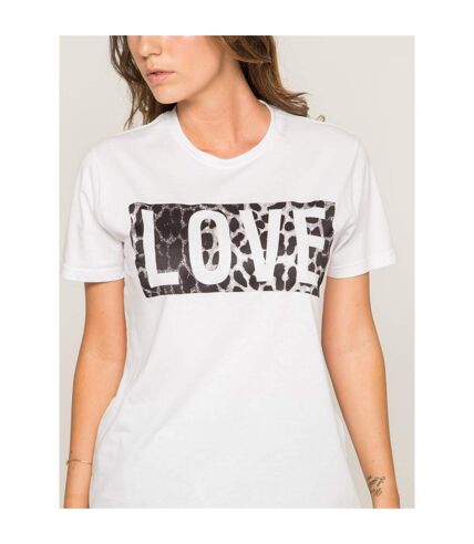 T-shirt col rond message FOVE - Dona X Lisa