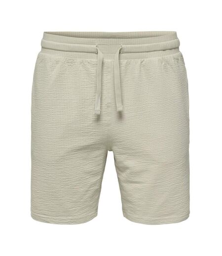 Short beige homme only & sons onskian life straight
