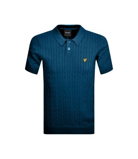 Polo homme bleu sarcelle foncé Lyle & Scott Lyle & Scott