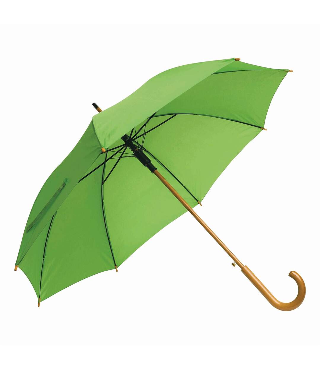 Parapluie Droit Motif/style Poignée En Bois Tango 89 Cm X 103 Cm Vert Clair L-Merch-1