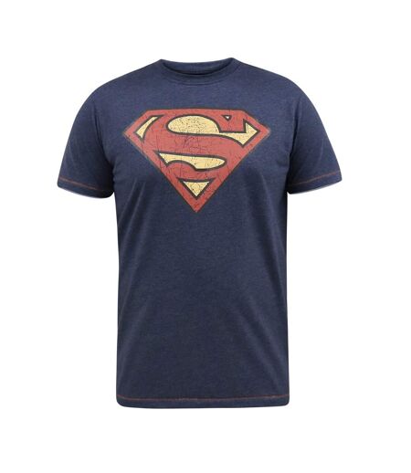 D555 mens scampton superman kingsize t-shirt navy marl Duke