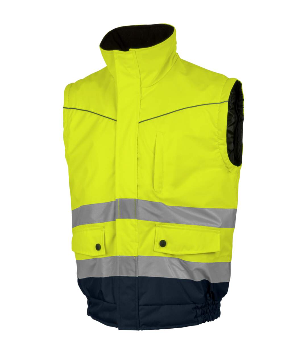 Blouson de travail Würth MODYF 2 en 1 haute-visibilité jaune/marine