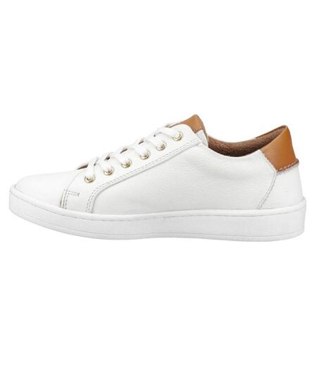 Mens Radcot Leather Trainers White Cotswold