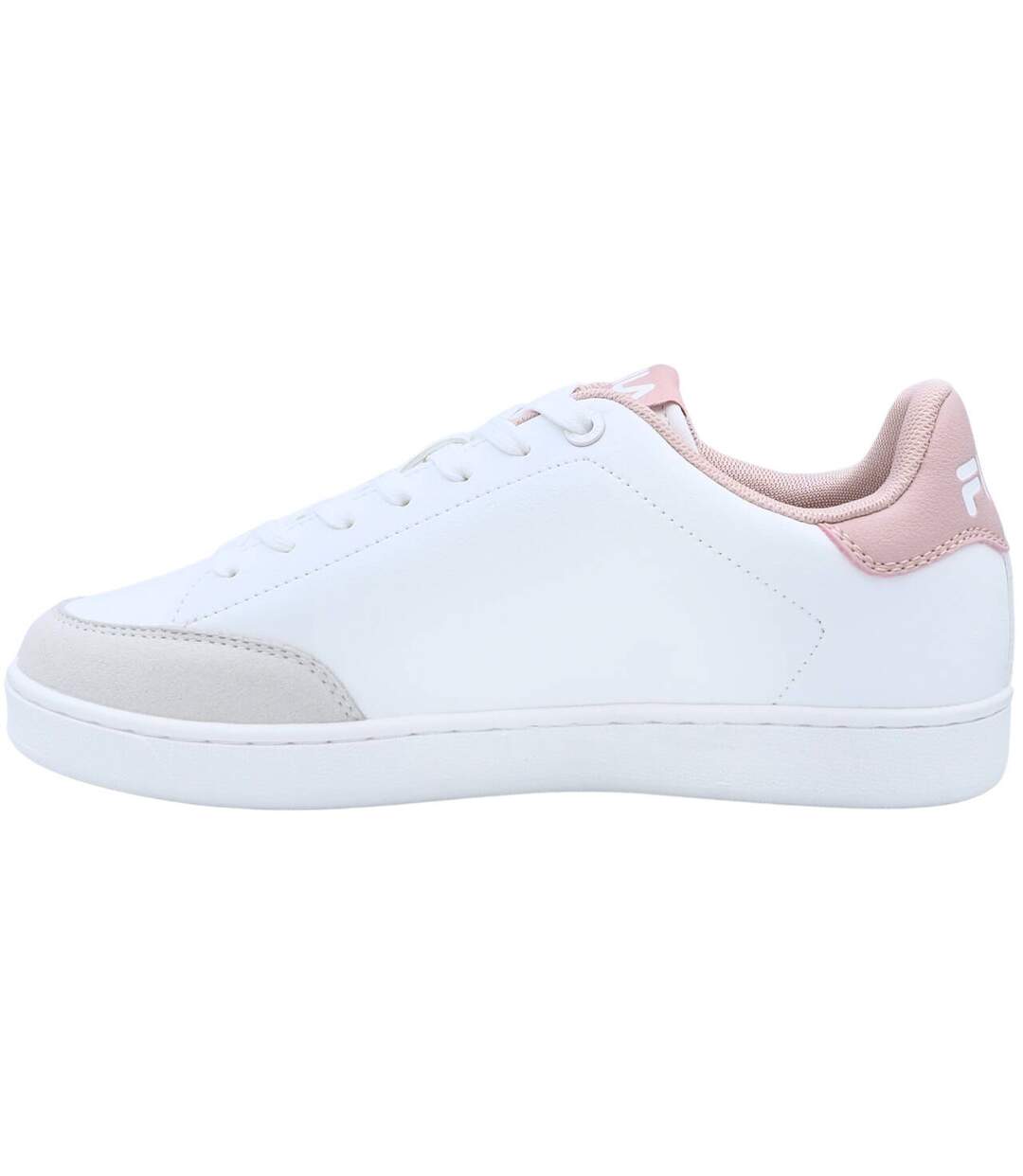 Chaussures Courtbay Femme Blanc Rose Fila-3