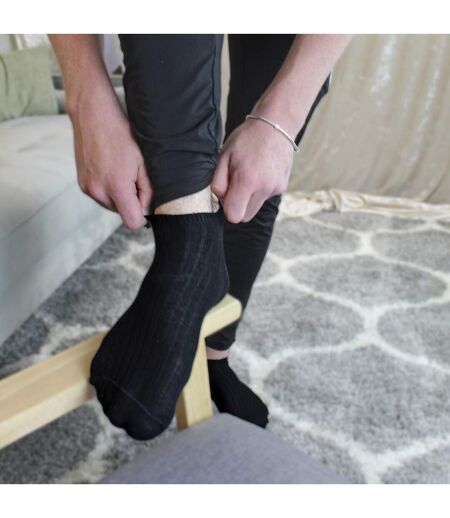 6 Pack Mens 100% Cotton Soft Breathable Ankle Trainer Socks