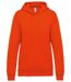 Sweat-shirt à capuche - Femme - K473 - orange