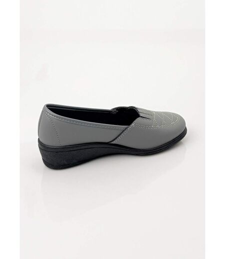 Mocassins cuir largeur confort élastiqués