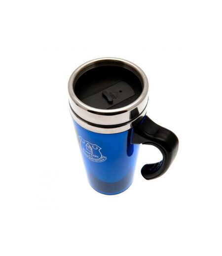 Everton FC Crest Travel Mug (Blue/Silver) (One Size) - UTBS4131