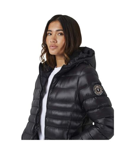 Veste Matelassée Motif/style Manche Brodée Everett Femme Noir Brave Soul