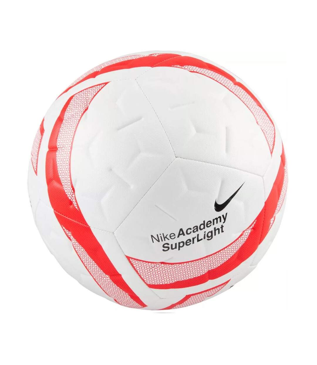Ballon De Foot Motif/style Géométrique Academy Taille 4 Blanc Rouge Nike-2