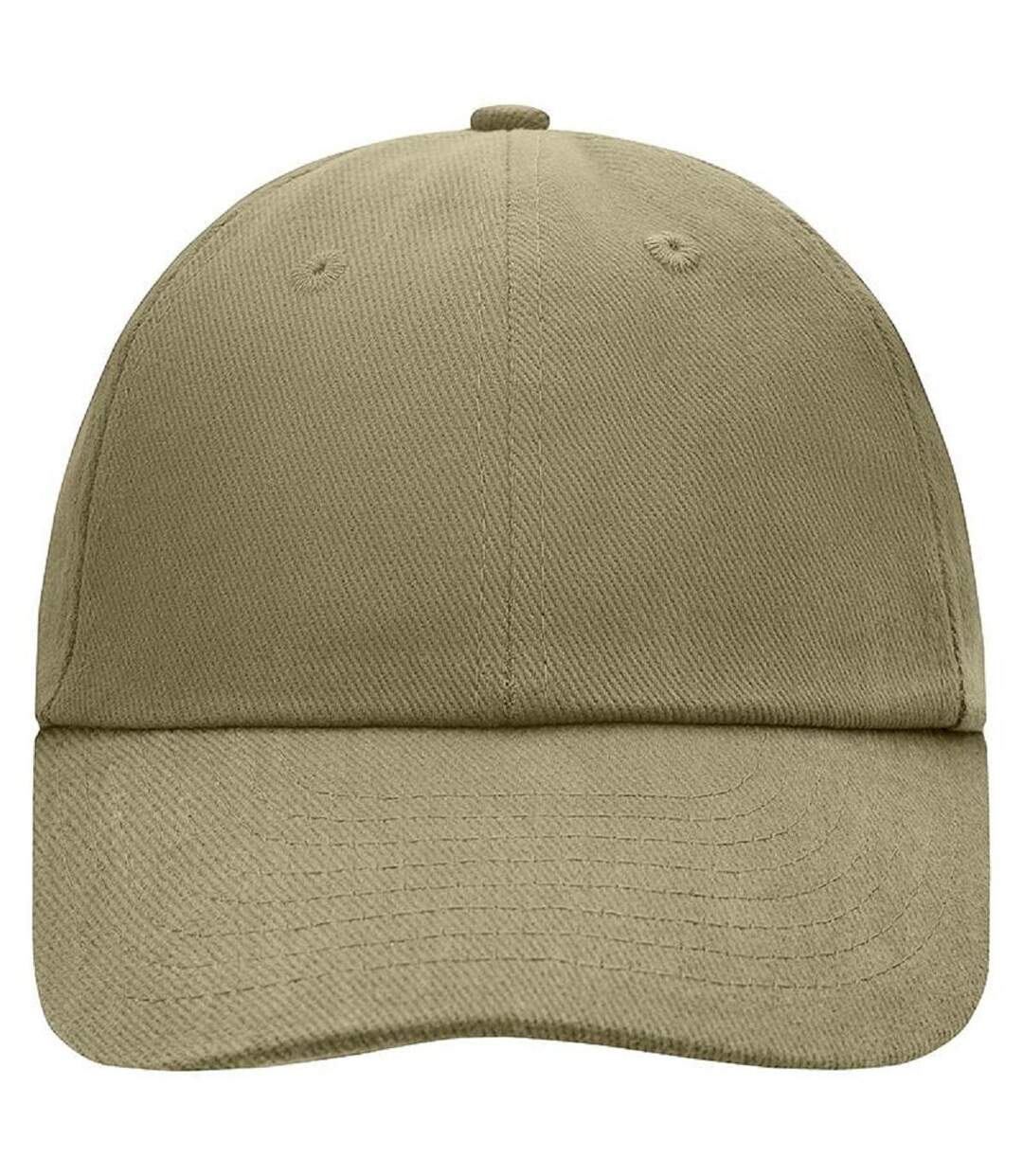 Casquette à visière coton - MB6111 - beige foncé-1