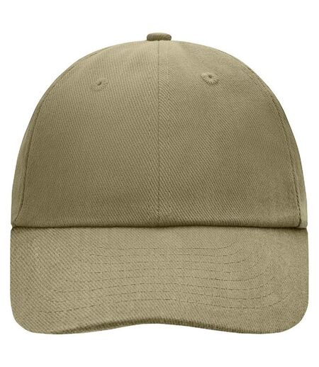 Casquette à visière coton - MB6111 - beige foncé
