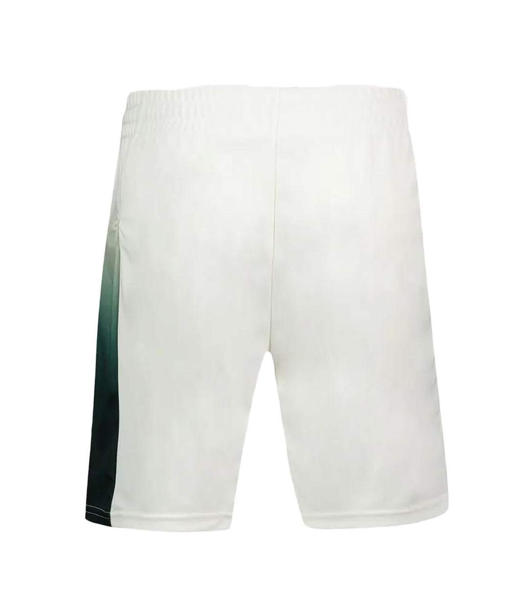 Short de sport ecru/vert homme le coq sportif tennis pro 24-2