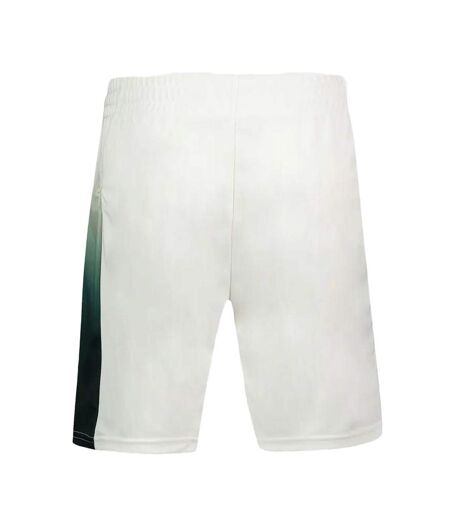 Short de sport ecru/vert homme le coq sportif tennis pro 24