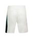 Short de sport ecru/vert homme le coq sportif tennis pro 24-2