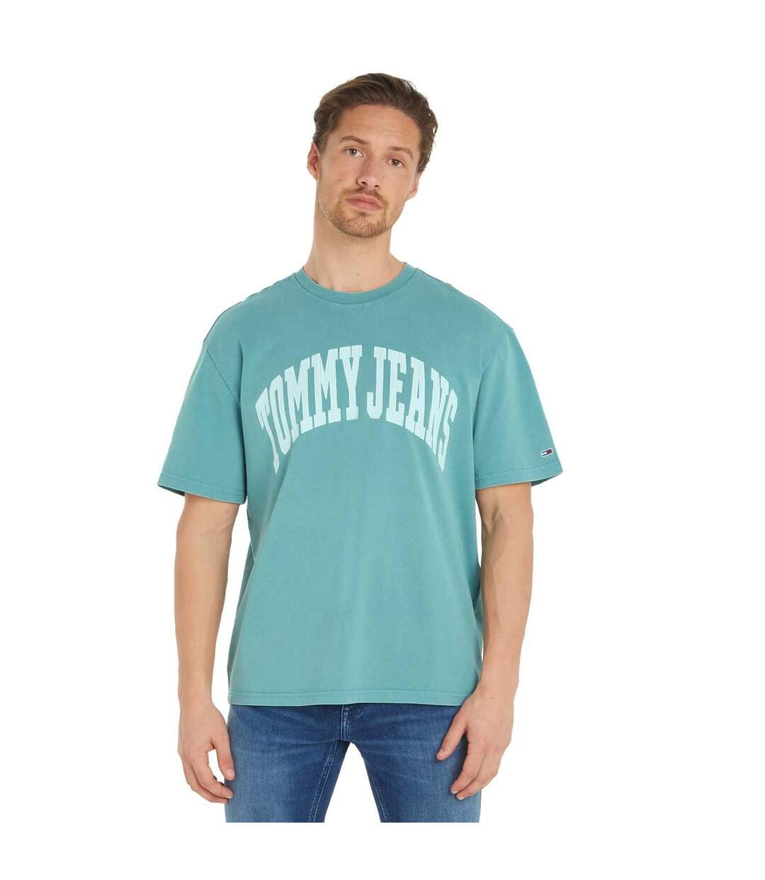 T-shirt Homme Bleu Tommy Hilfiger-1