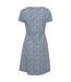 Womens/ladies Floral Uv Protection Dress Light Grey Mountain Warehouse-2