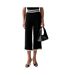 Pantalon large 7/8 noir femme morgan pantalon fluide-1