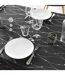 Nappe Imprimé Firmament140x240cm Noir & Argent-2