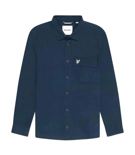 Surchemise Motif/style Poche Homme Bleu Lyle & Scott
