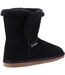 Hush puppies womens/ladies ashleigh suede slipper boots black Skechers