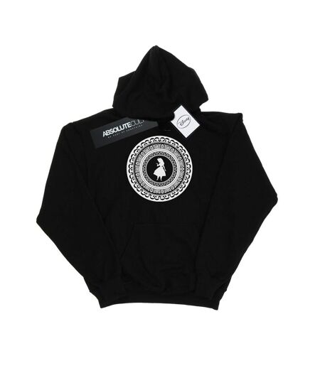 Disney - Sweat à capuche ALICE IN WONDERLAND CIRCLE - Femme (Noir) - UTBI2292