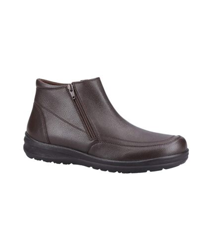 Fleet & Foster Mens Targhee Leather Ankle Boots (Brown) - UTFS10132