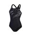 Maillot De Bain 1 Pièce Motif/style Abstrait Hyper Boom Femme Noir Gris Speedo-2
