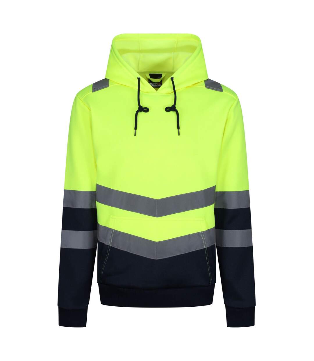Mens overhead high-vis hoodie yellow Regatta-1
