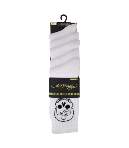5 Pairs Men Crew Socks Lightweight Breathable Sport Socks