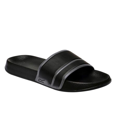 Claquettes Shift Homme Noir Gris Regatta