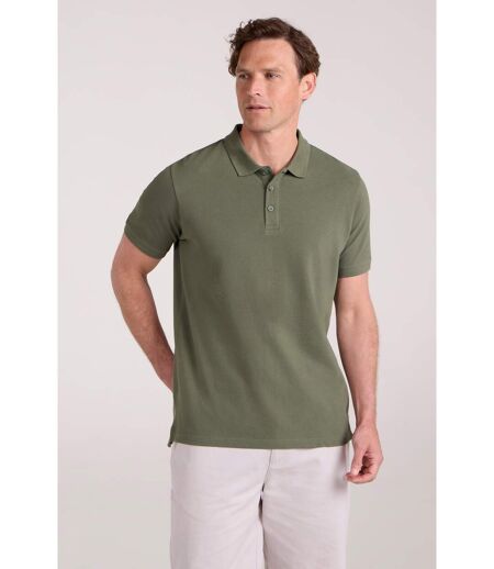 Mens Lakeside Ii Polo Shirt Khaki Green Mountain Warehouse