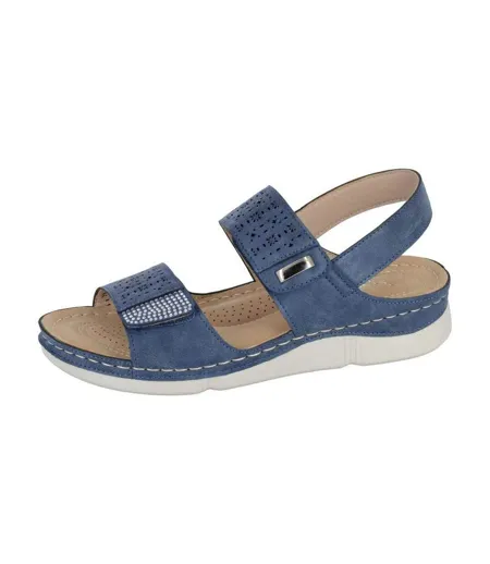Sandales Femme Bleu Boulevard