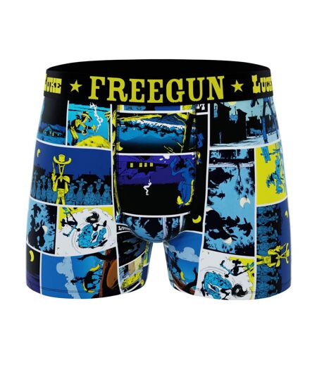 Lot de 4 boxers homme Lucky Luke Freegun
