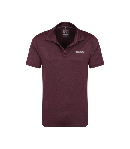 Mountain Warehouse Mens Deuce IsoCool Polo Shirt (Dusky Wine) - UTMW889