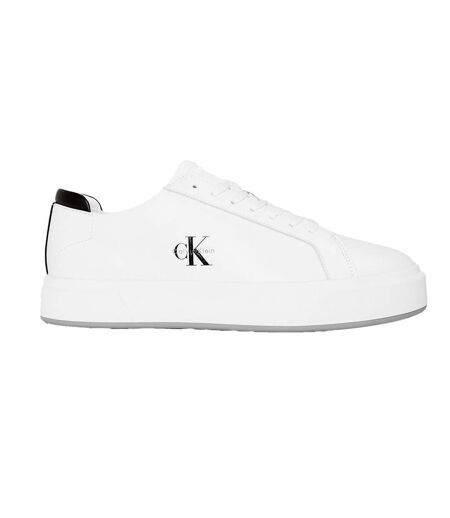Tennis Motif/style Logo Basket Homme Blanc Noir Calvin Klein