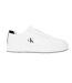 Tennis Motif/style Logo Basket Homme Blanc Noir Calvin Klein-1