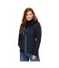 Regatta Womens/Ladies Venturer Hooded Soft Shell Jacket (Navy/French Blue) - UTPC4255