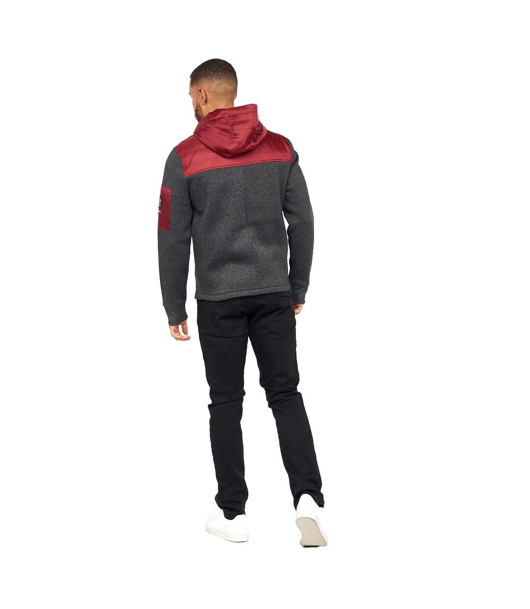 Mens Tradmax Jacket Wine Crosshatch-3
