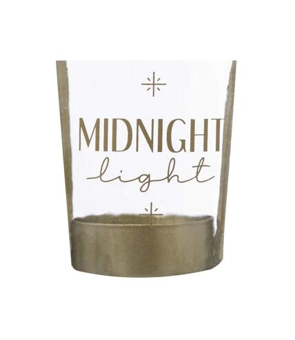 Lanterne Vintage Midnight Garden 21cm Or