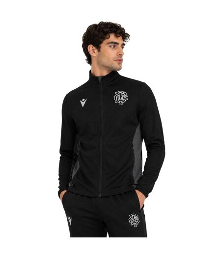 Veste De Survêtement Barbarians 24/25 Homme Noir Blanc Macron
