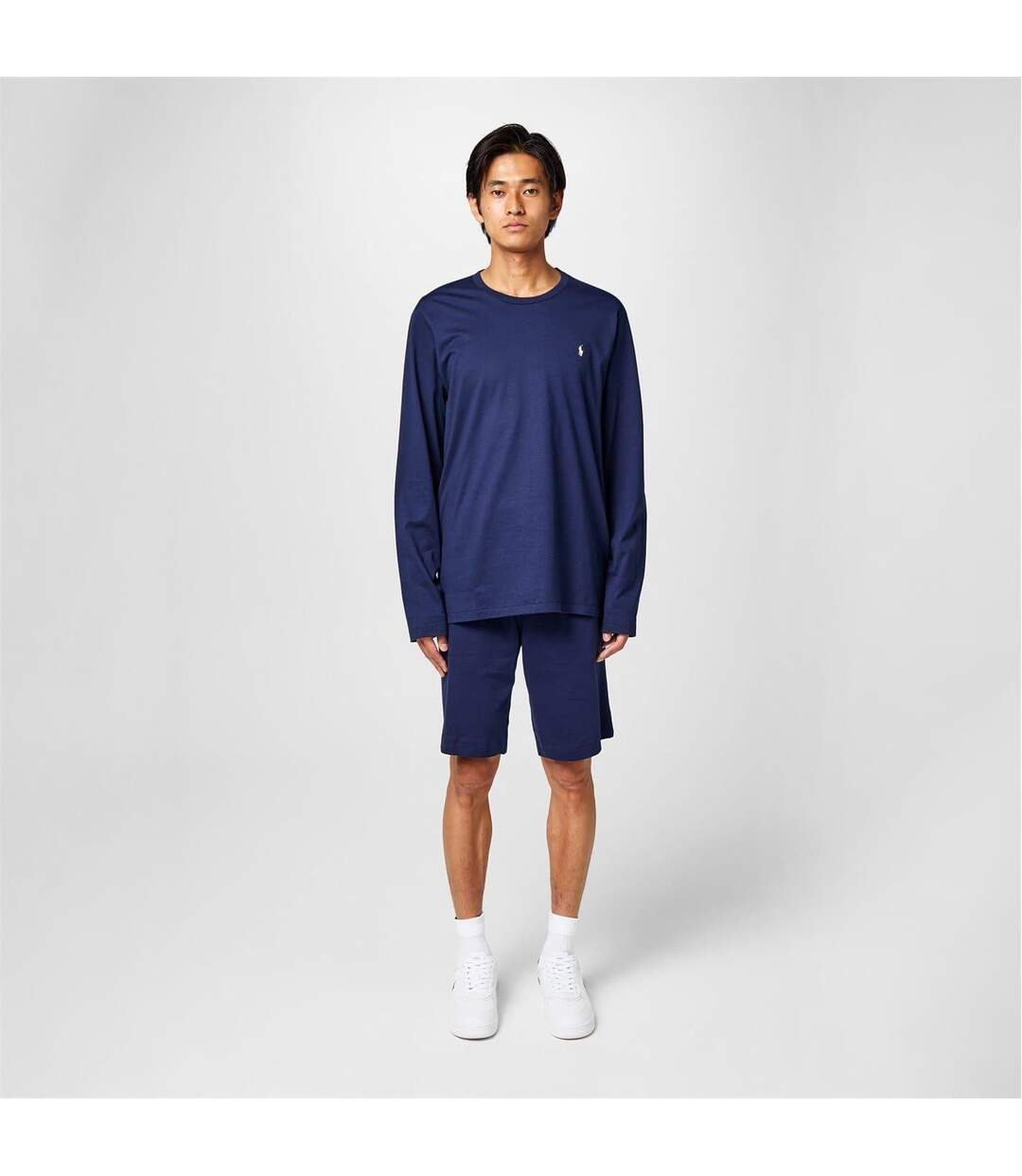 Haut Détente Homme Bleu Marine Blanc Ralph Lauren-4