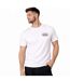 T-shirt homme col rond en jersey 140grm imprimé devant Log4 Vondutch-1
