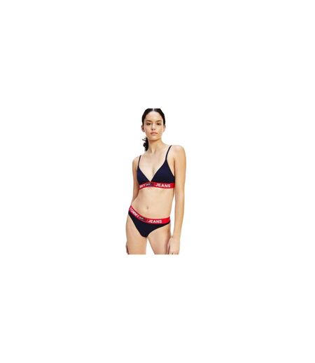 Brassière Motif/style Triangle Femme Rose Foncé Violet Tommy Jeans