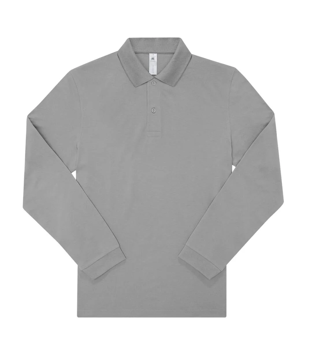 Polo Manches Longues My Homme Gris B&C-2