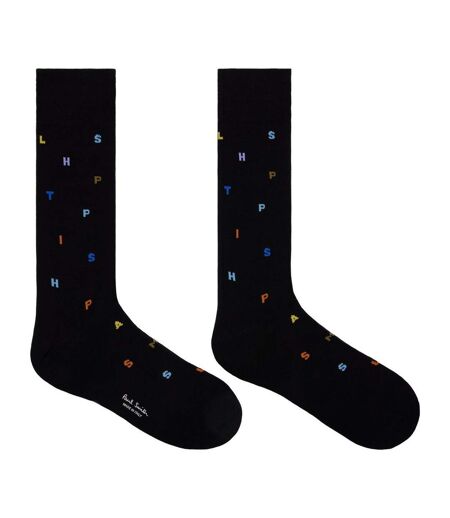 Chaussettes Motif/style Lettrage Homme Noir Paul Smith