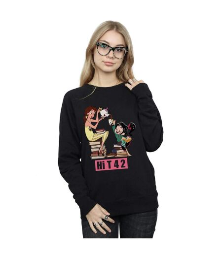 Disney Sweat Womens/Ladies Wreck It Ralph Belle And Vanellope Sweatshirt (Noir) - UTBI43181